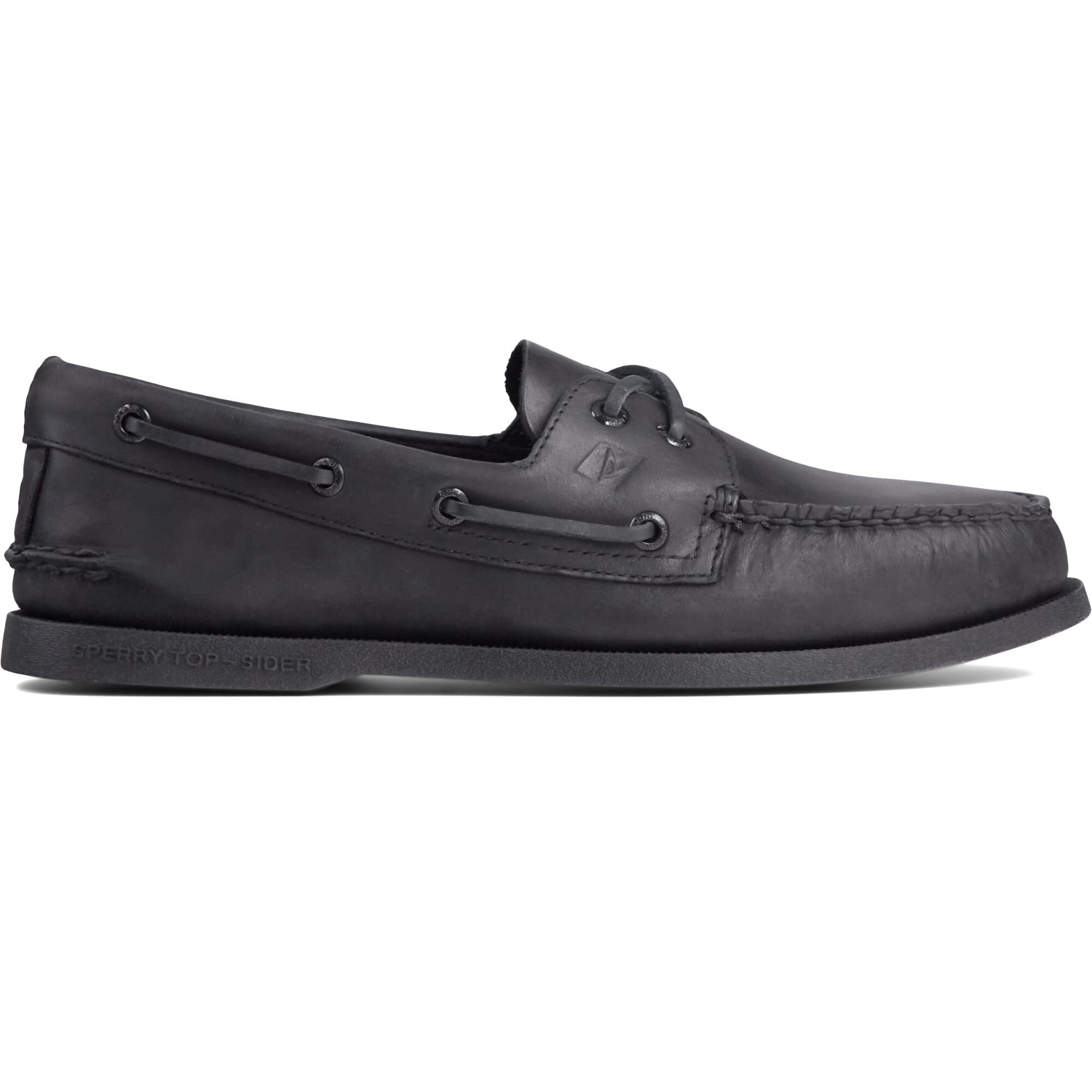 Sperry Men's Authentic Original 2-Eye Boat Shoe, Black, 10.5 M Us